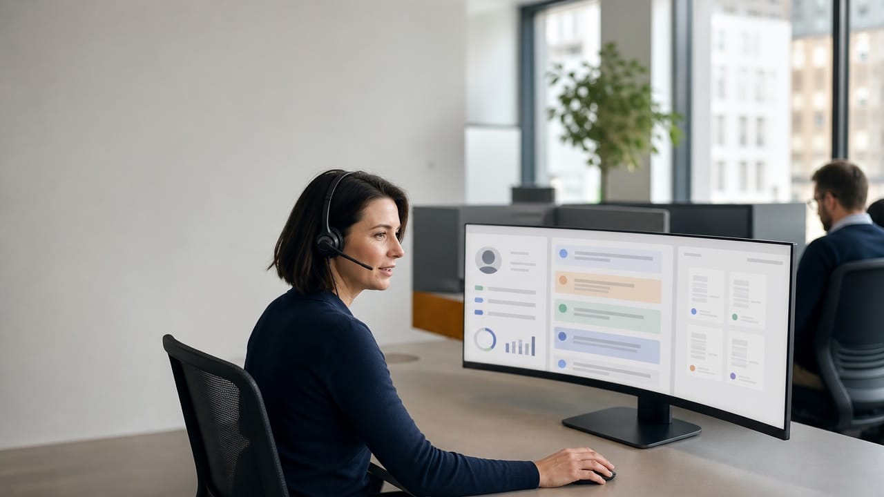 A 360-degree view of the customer, including their contracts and all correspondence, in a single view