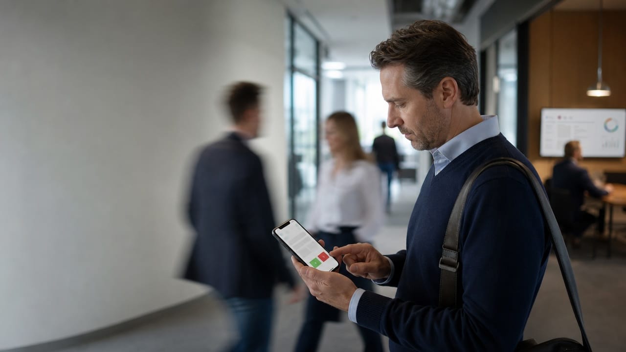 Steps in the approval workflow, including responsible parties and deadlines, in BürOffice